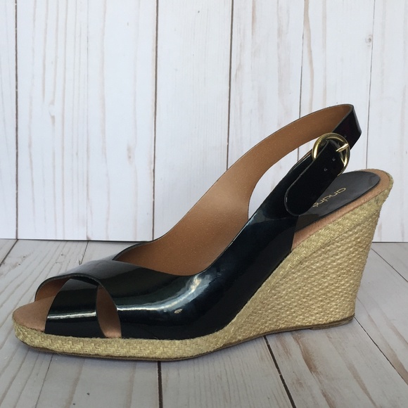 Andre Assous Shoes - New Andre Assous  Peep-Toe Wedge Espadrilles